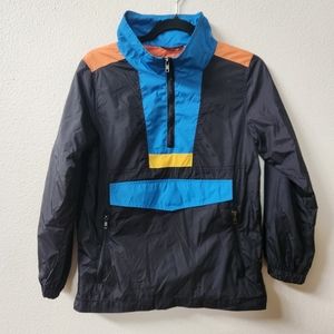 🟣American Stitch Youth Pullover Quarter Zip Windbreaker